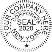 Free corporate seal template download